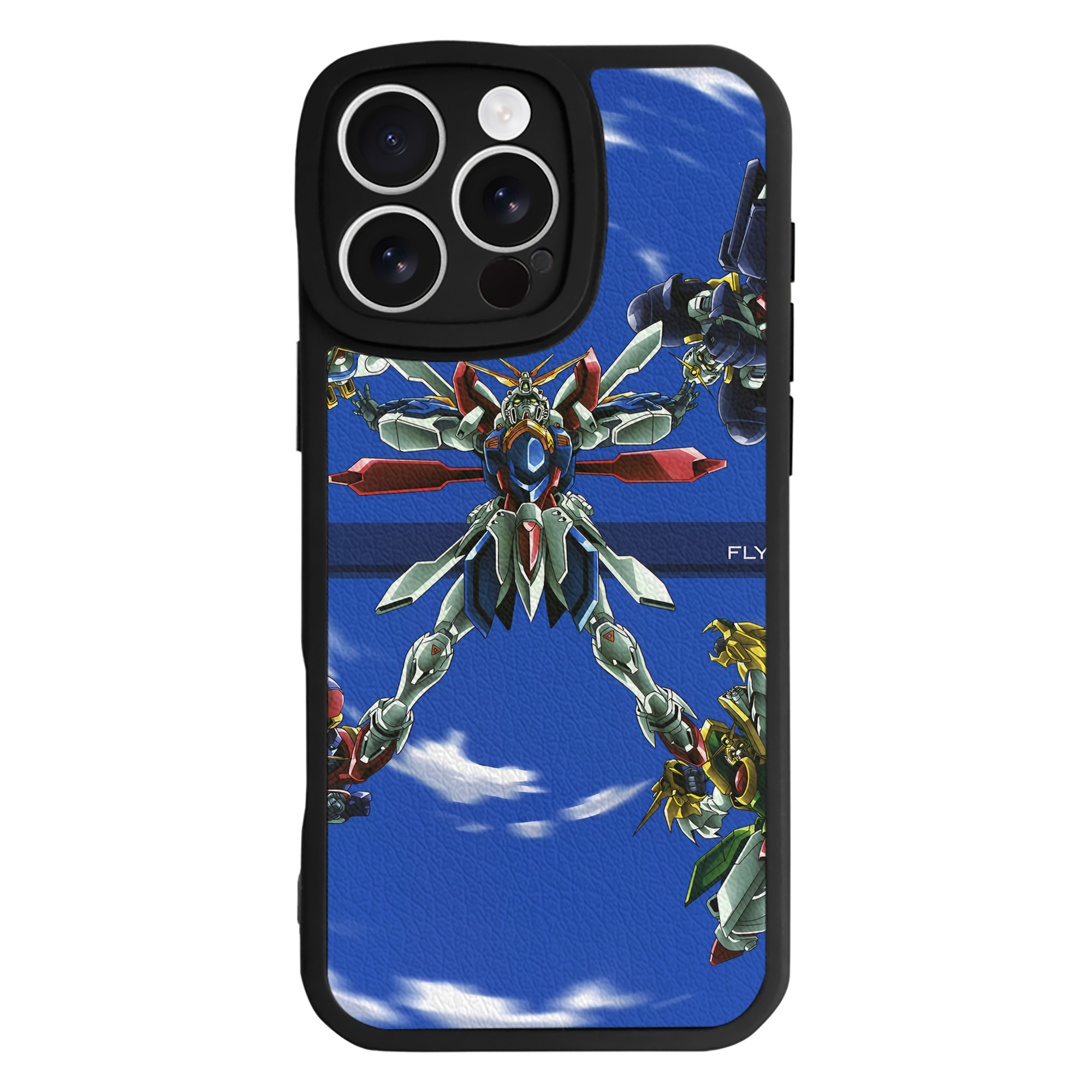 （画像用） 機動戦士ガンダム Mobile Suit Gundam 【iPhone 16シリーズ対応】シリコンスマホケース（レザー調） 材質：シリコン